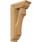 Ekena Millwork Westlake Traditional Rough Sawn Bracket w/ Offset Brace, Western Red Cedar, 6"W x 14"D x 26"H BKT0604X14X26WTL01RWR - alternate 1